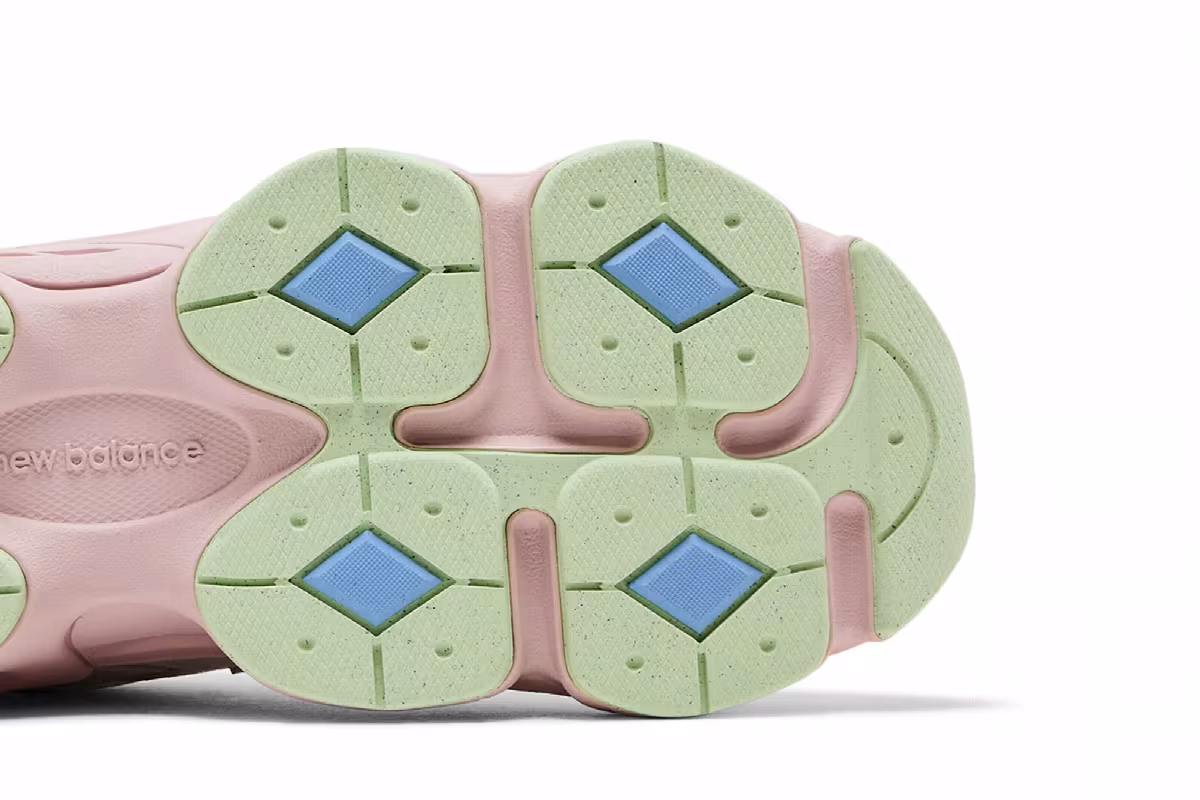 New Balance 9060 Big Kid Grey Matter Pink, view 6