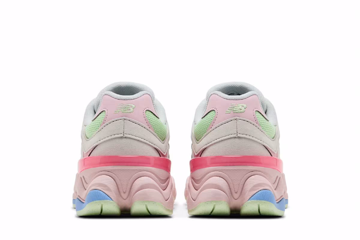 New Balance 9060 Big Kid Grey Matter Pink, view 7
