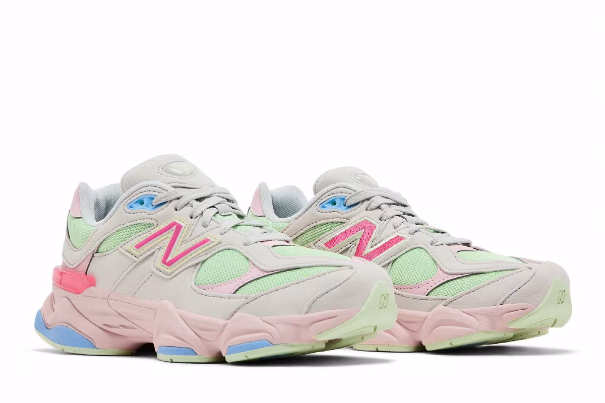 New Balance 9060 Big Kid Grey Matter Pink, view 9
