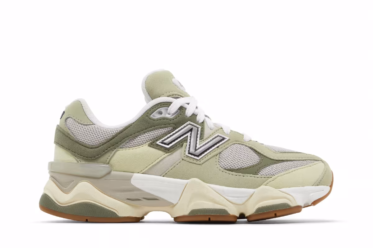 New Balance 9060 Big Kid Green Gum, view 2