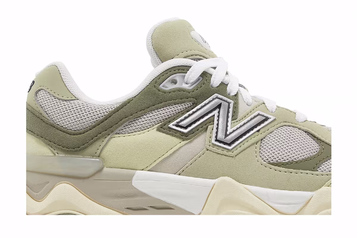 New Balance 9060 Big Kid Green Gum, view 3