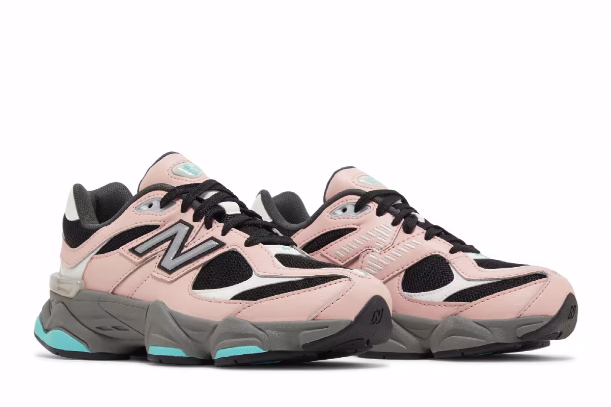 New Balance 9060 Big Kid Pink Teal, view 9