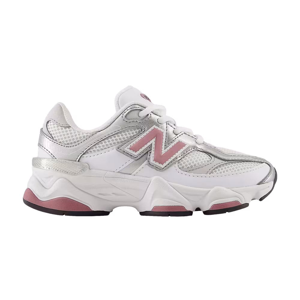 New Balance 9060 Lace Little Kid White Rose