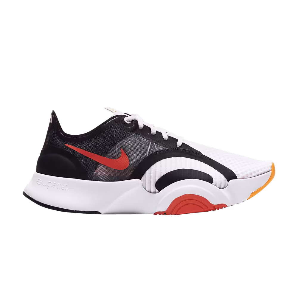 Nike Women's SuperRep Go White Black Team Orange