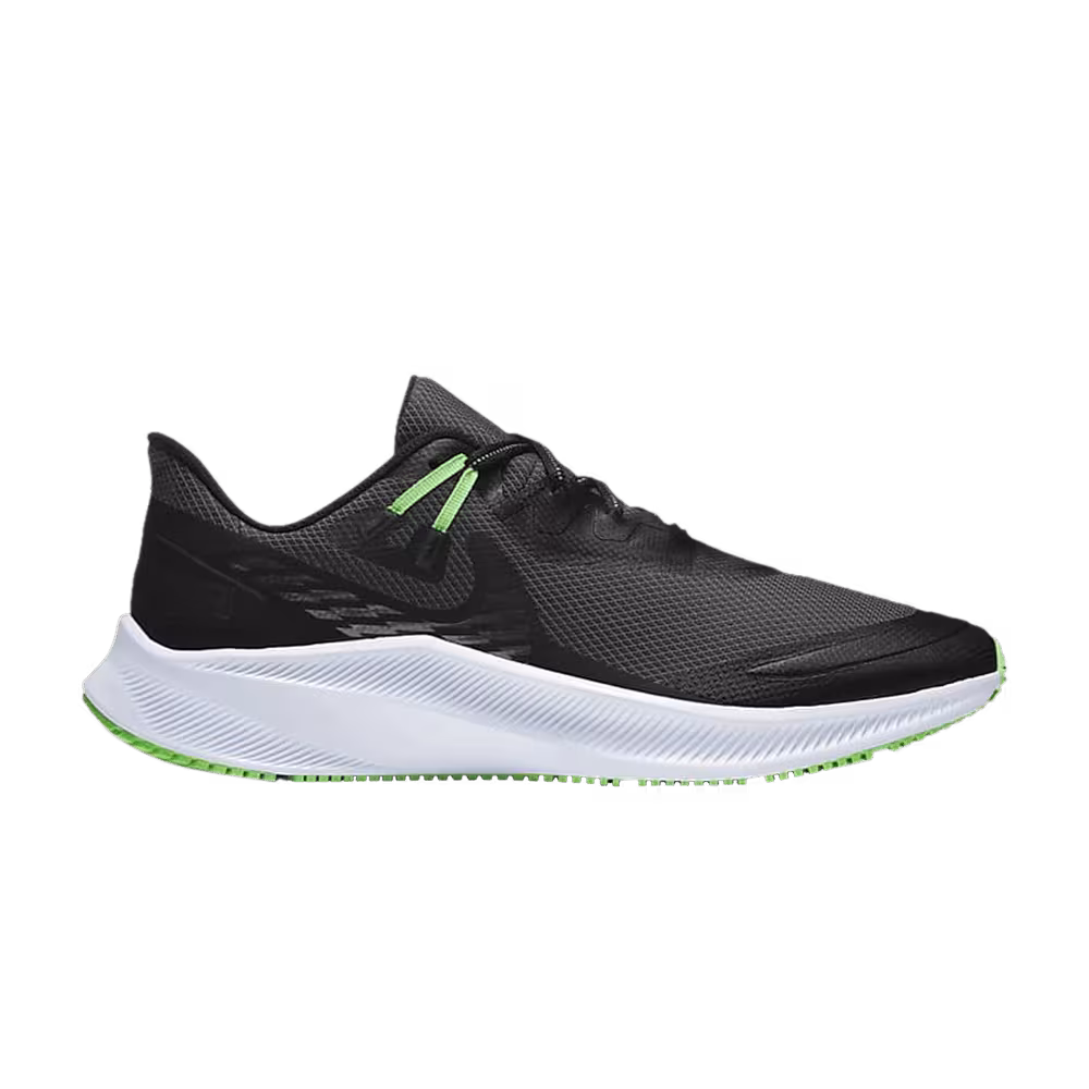 Nike Quest 3 Shield Black Poison Green