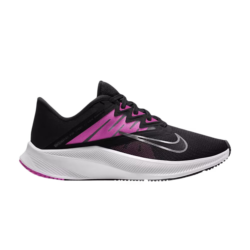 Nike Women's Quest 3 Black Fire Pink