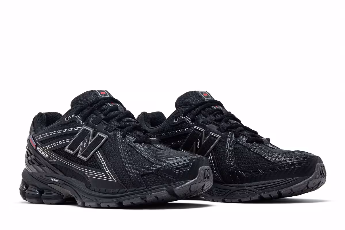 New Balance 1906R Black Silver Metallic, view 9