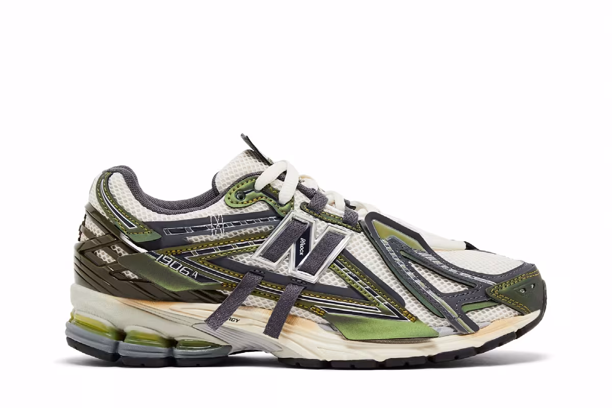 New Balance 1906A Olive Juice Sea Salt, view 2