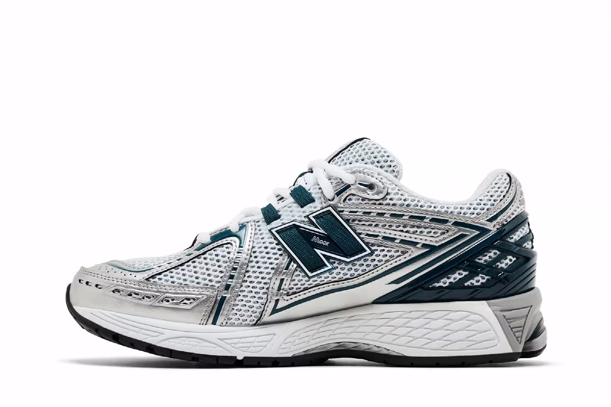 New Balance 1906R Silver Metallic Deep Ocean, view 4