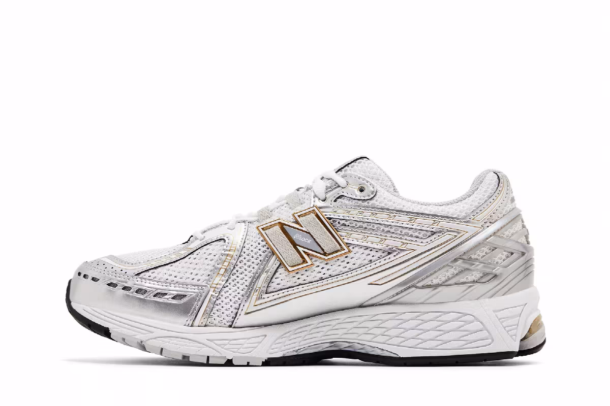 New Balance Men's 1906R White Silver Metallic, view 4