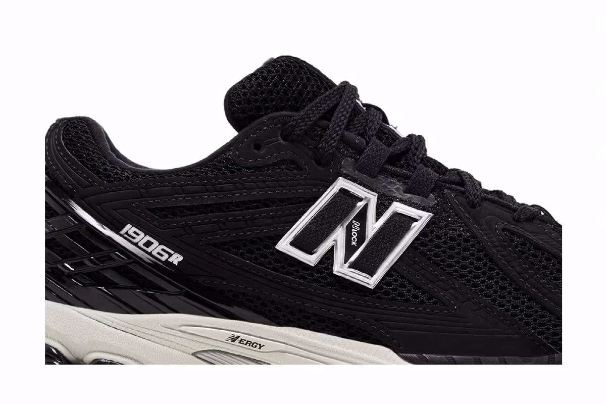 New Balance 1906R Black White, view 3