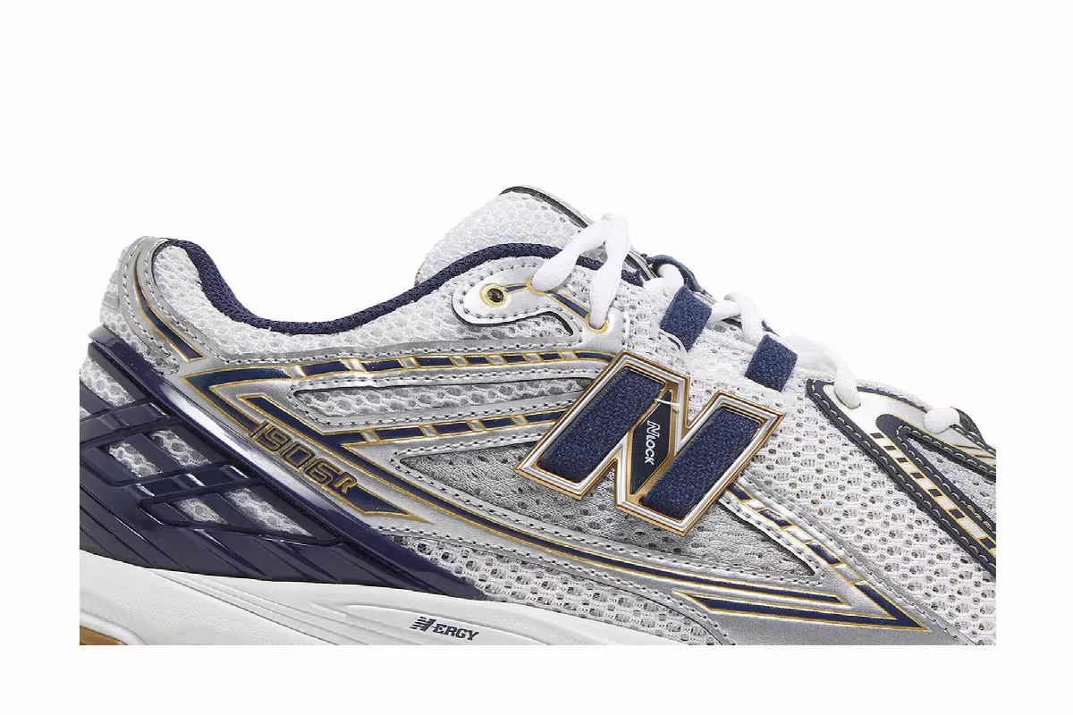 New Balance 1906R White Navy Gold, view 3