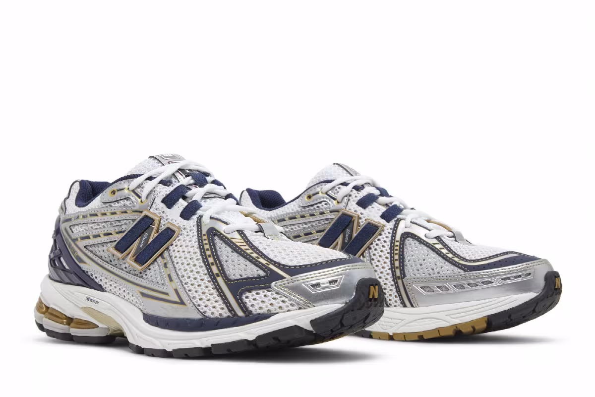 New Balance 1906R White Navy Gold, view 9