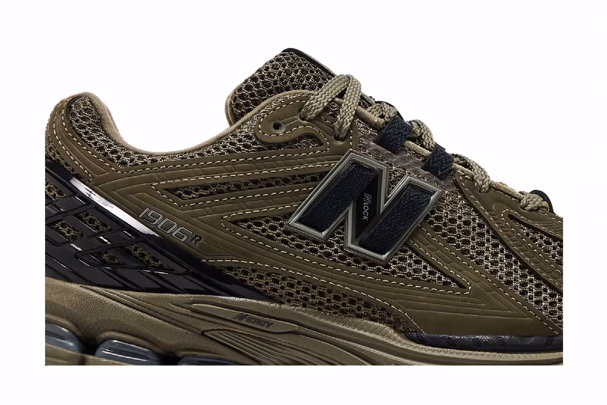 New Balance 1906R Olive Black, view 3