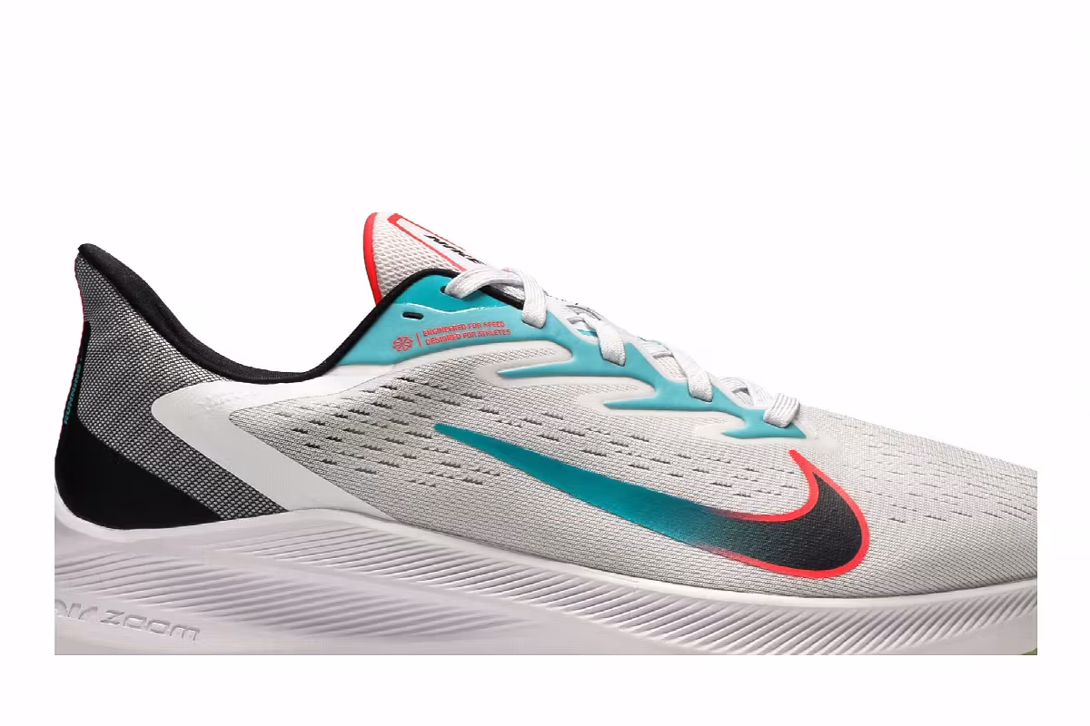 Nike Air Zoom Winflo 7 Flash Crimson Aqua, view 3