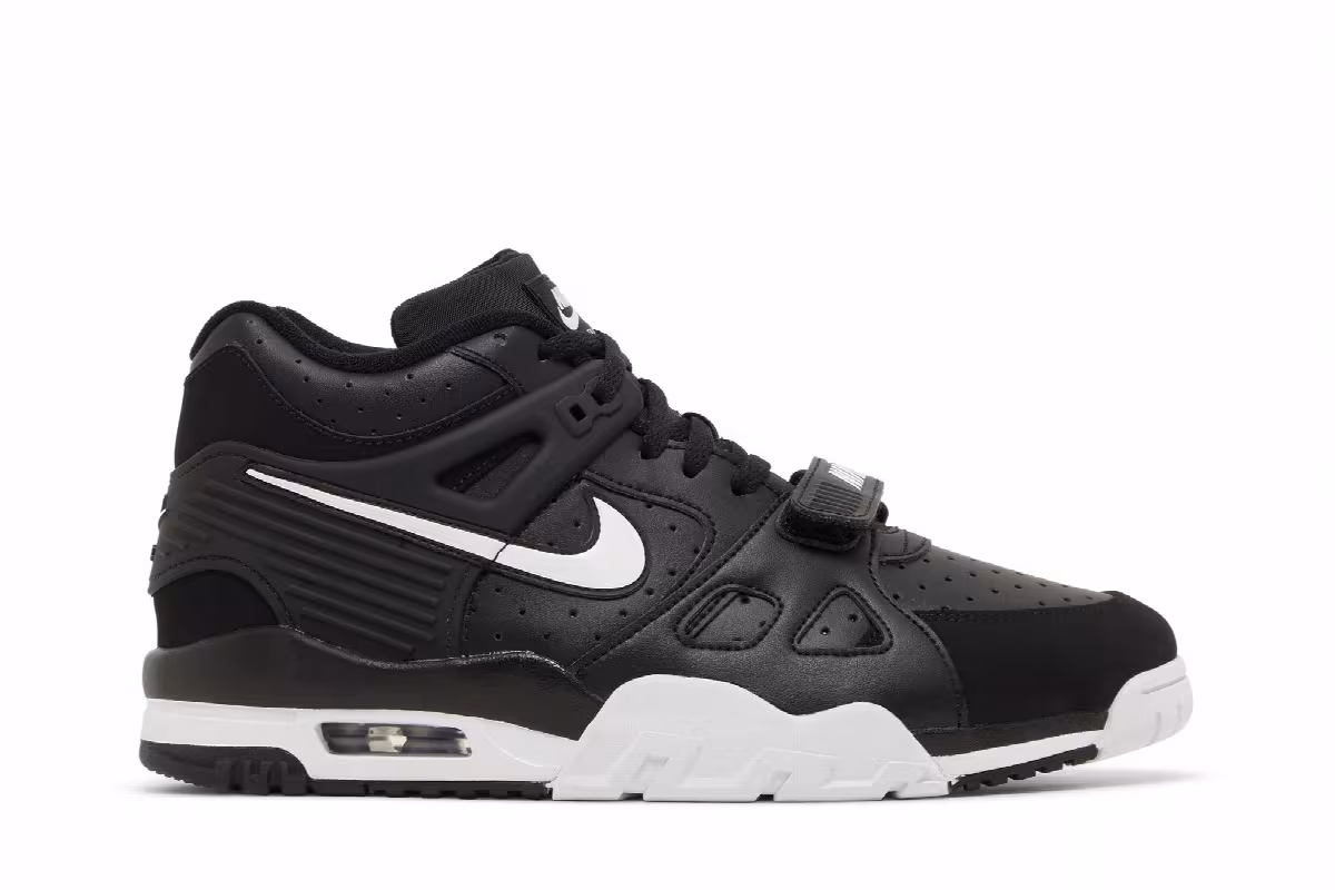 Nike Air Trainer 3 GS Black White, view 2