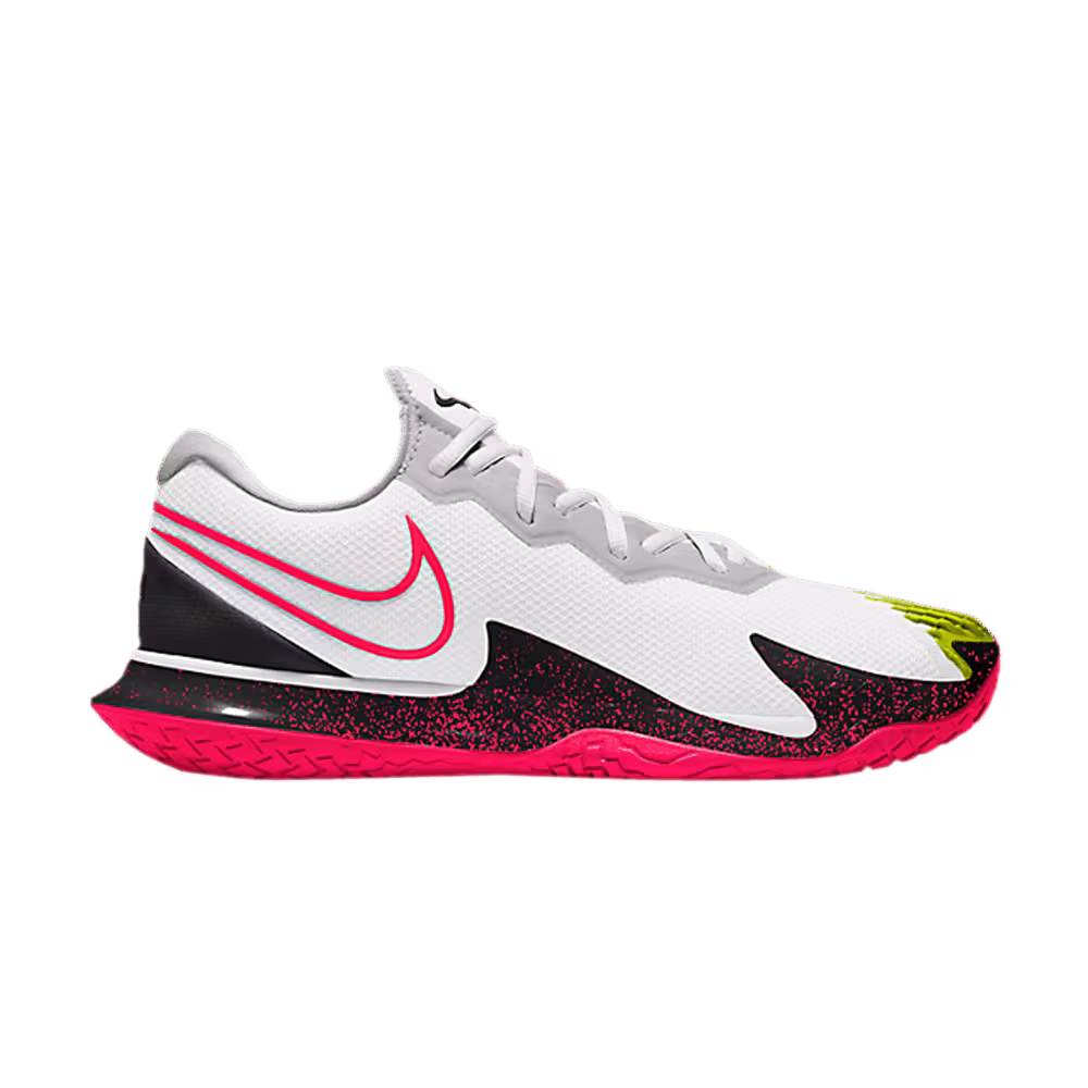 Nike Court Air Zoom Vapor Cage 4 Hot Lime Solar Red