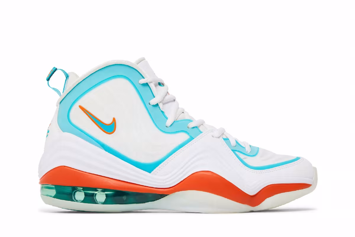 Nike Air Penny 5 Miami Dolphins, view 2