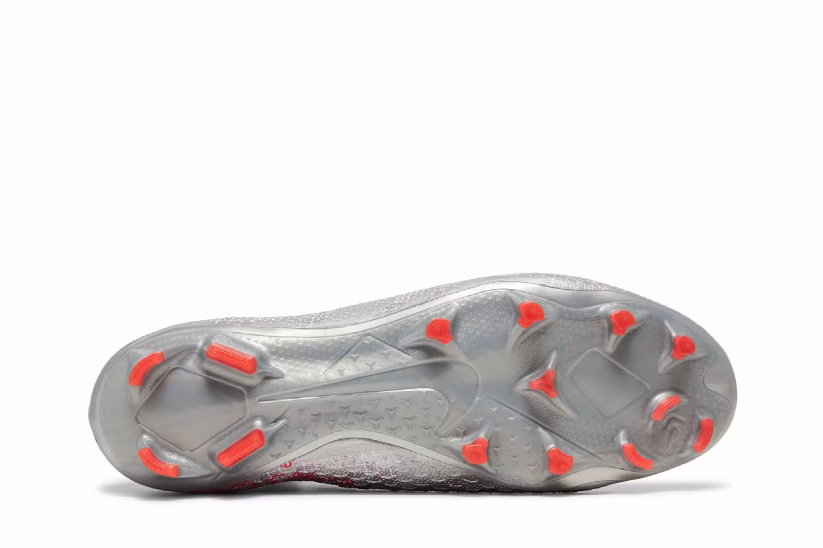Nike Phantom Vision 2 Elite Dynamic Fit FG Metallic Grey Crimson, view 5