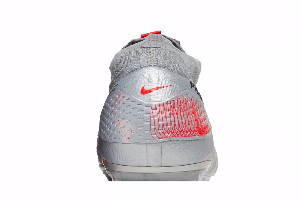 Nike Phantom Vision 2 Elite Dynamic Fit FG Metallic Grey Crimson, view 8