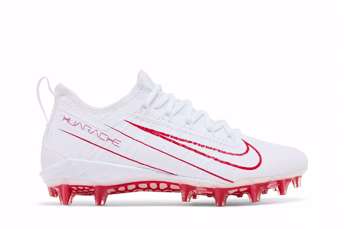 Nike Alpha Huarache 7 Pro White University Red, view 2