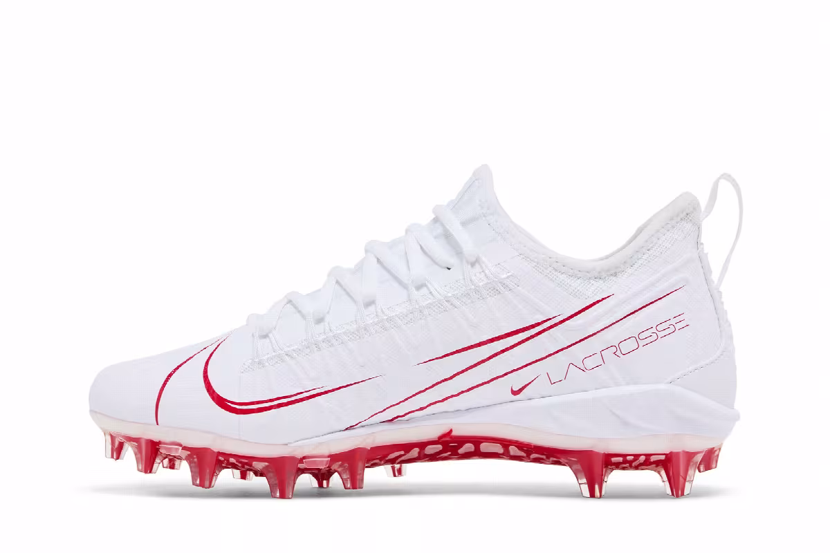 Nike Alpha Huarache 7 Pro White University Red, view 4