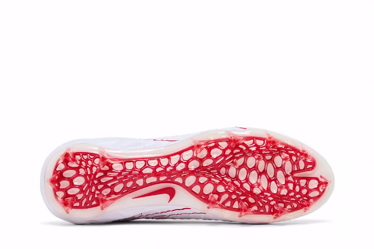 Nike Alpha Huarache 7 Pro White University Red, view 5