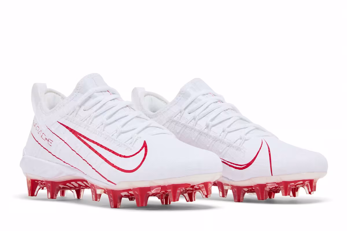 Nike Alpha Huarache 7 Pro White University Red, view 9