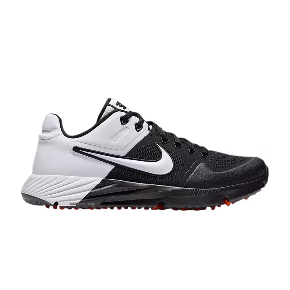 Nike Women's Alpha Huarache Elite 2 Turf Black White
