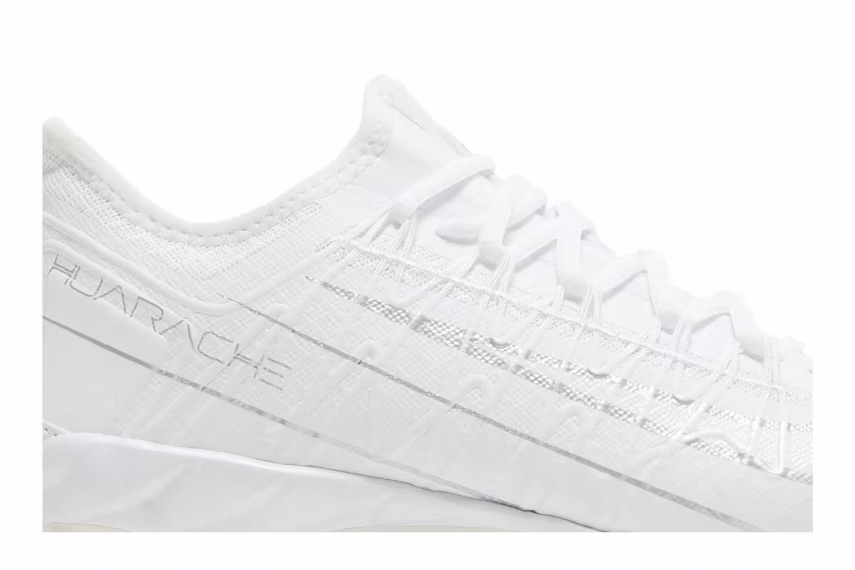 Nike Alpha Huarache 7 Pro LAX White Metallic Silver, view 3