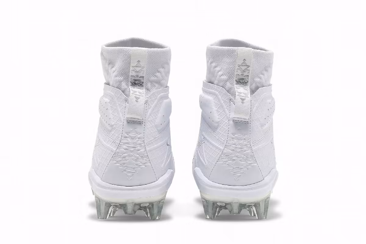 Nike Alpha Huarache 7 Elite White Metallic Silver, view 7