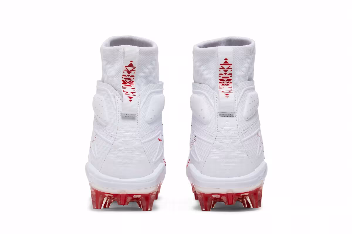 Nike Alpha Huarache 7 Elite White University Red, view 7