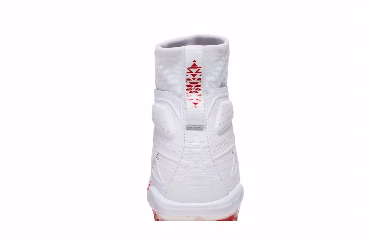 Nike Alpha Huarache 7 Elite White University Red, view 8