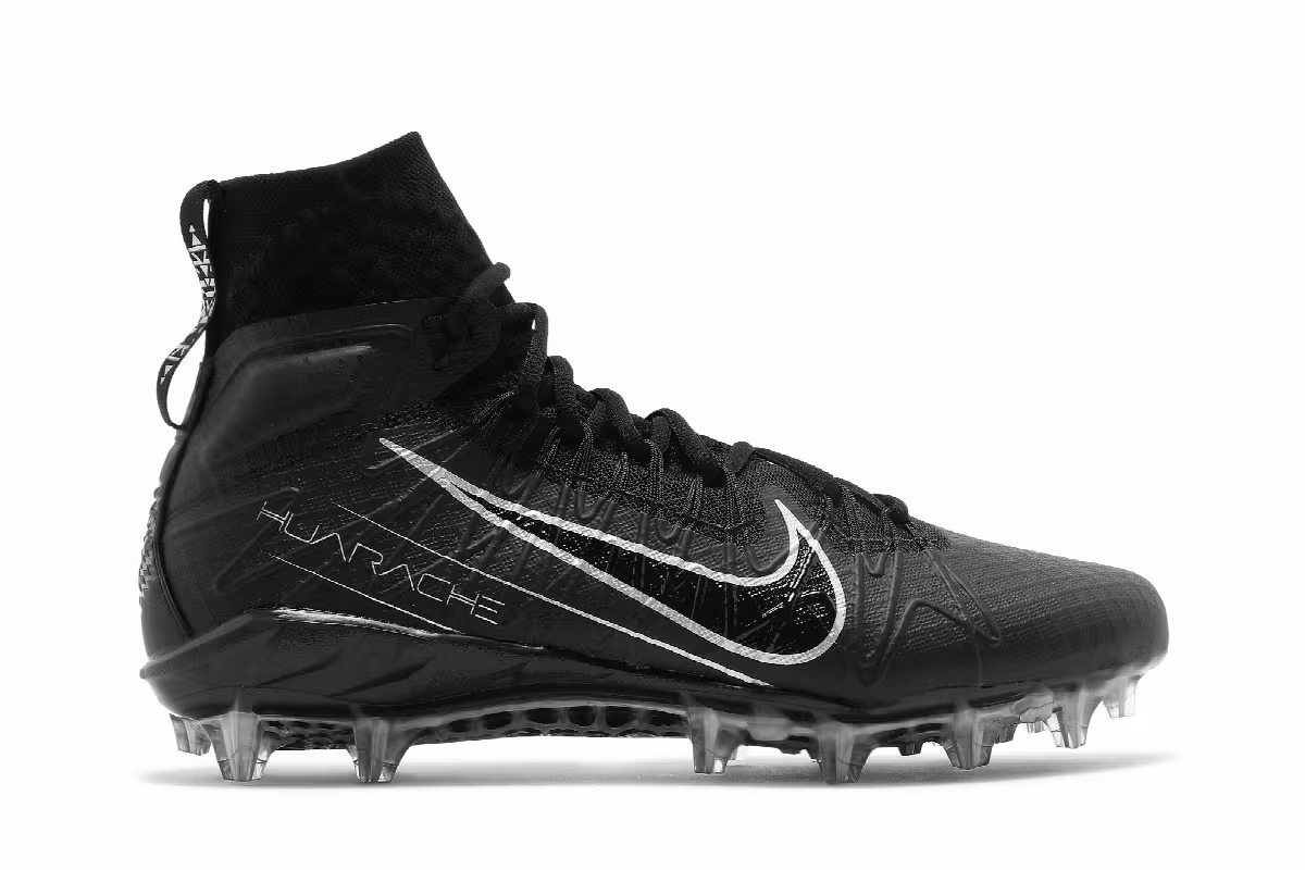 Nike Alpha Huarache 7 Elite Black, view 2