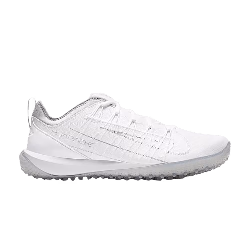 Nike Alpha Huarache 7 Pro TF LAX White Metallic Silver