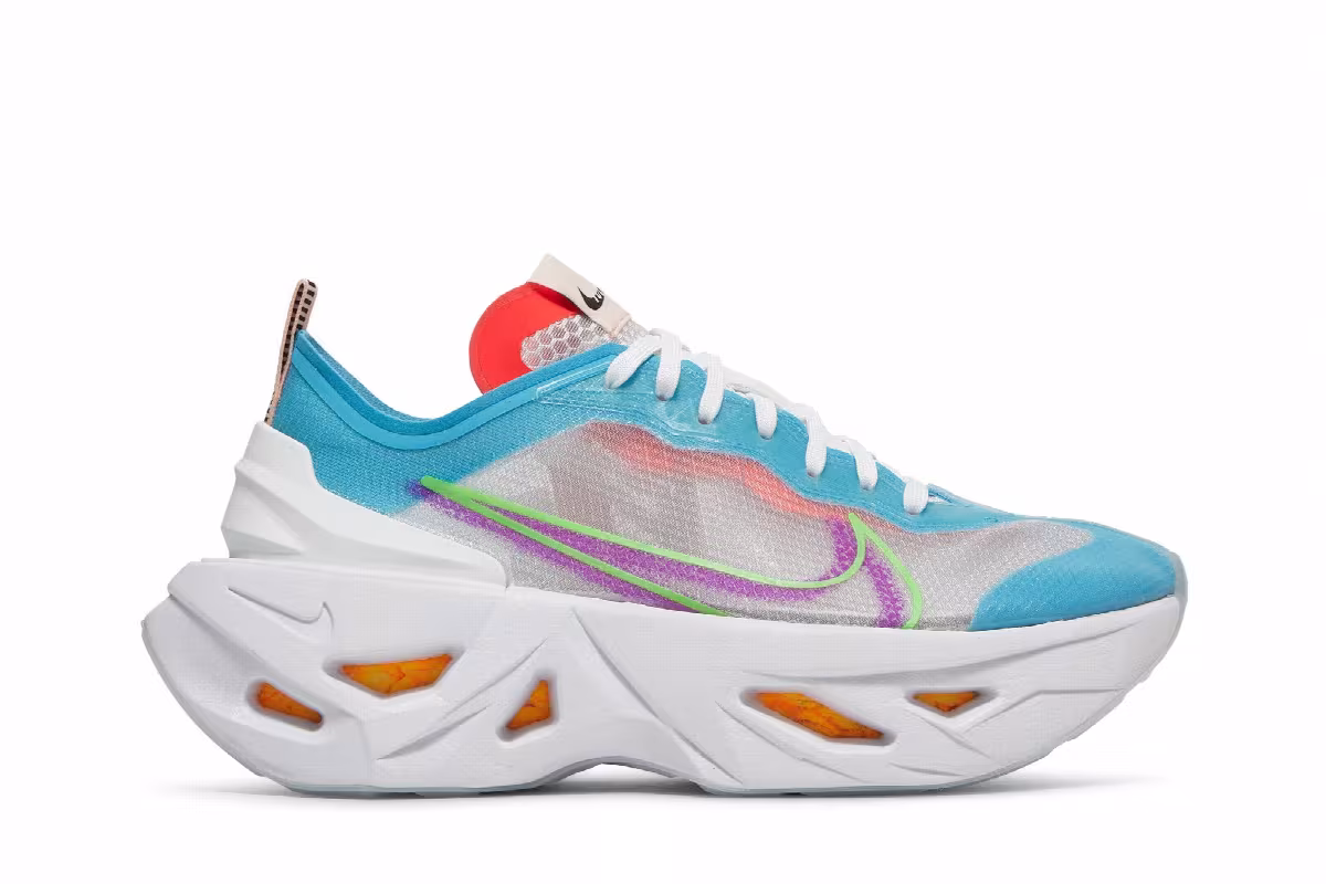 Nike Women's ZoomX Vista Grind Green Strike Vivid Purple, view 2