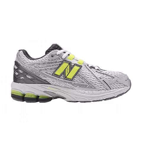 New Balance 1906 Big Kid 'White Metallic Silver Lime'