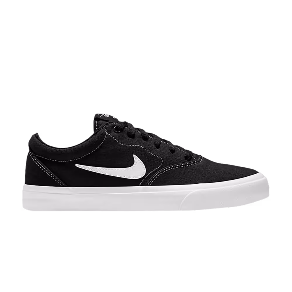 Nike Women's Charge Canvas SB Black White