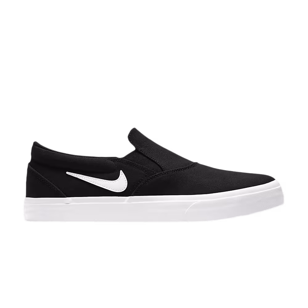 Nike Charge Slip SB Black White