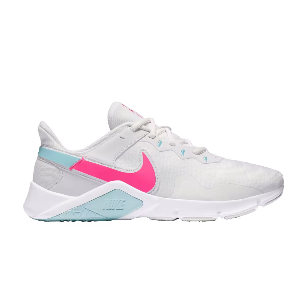 Nike Women's Legend Essential 2 White Pink Blast Glacier