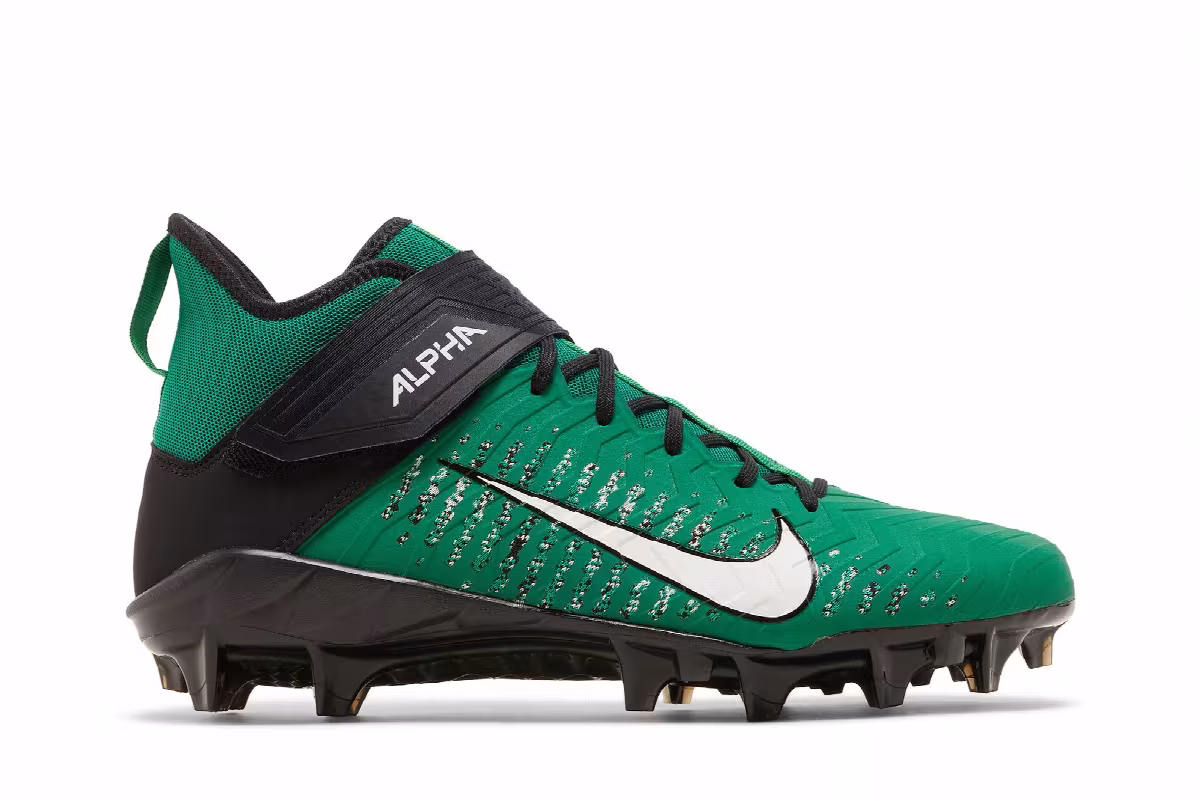 Nike Alpha Menace Pro 2 Mid Pine Green Black, view 2