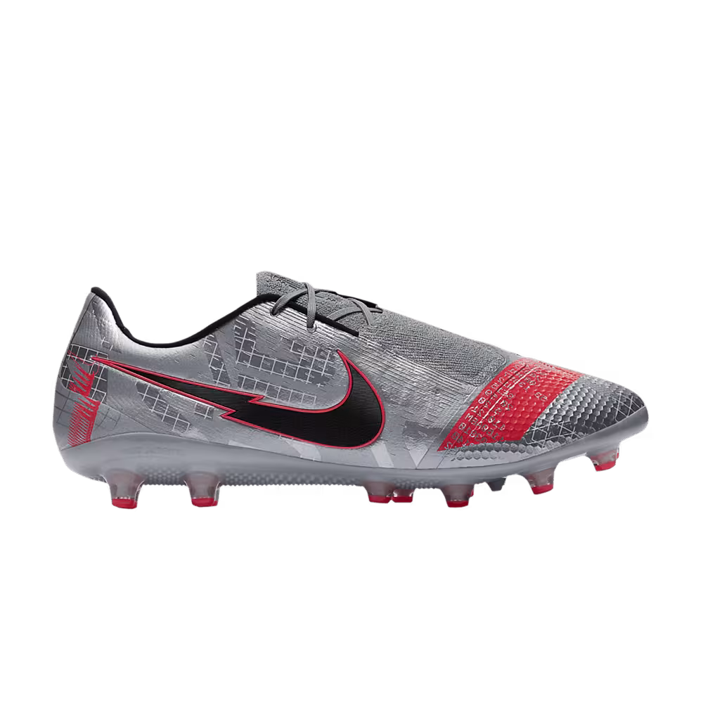 Nike Phantom Venom Elite AG Pro Metallic Bomber Grey Laser Crimson