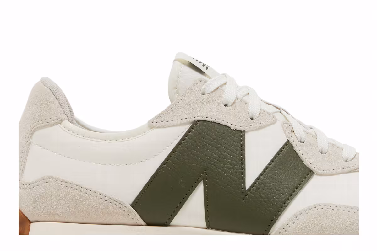 New Balance 327 Oatmeal Oak Green, view 3