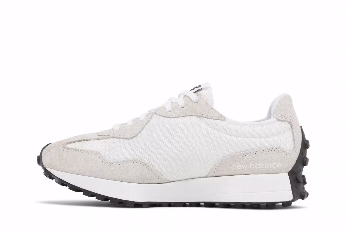 New Balance 327 White Black, view 4