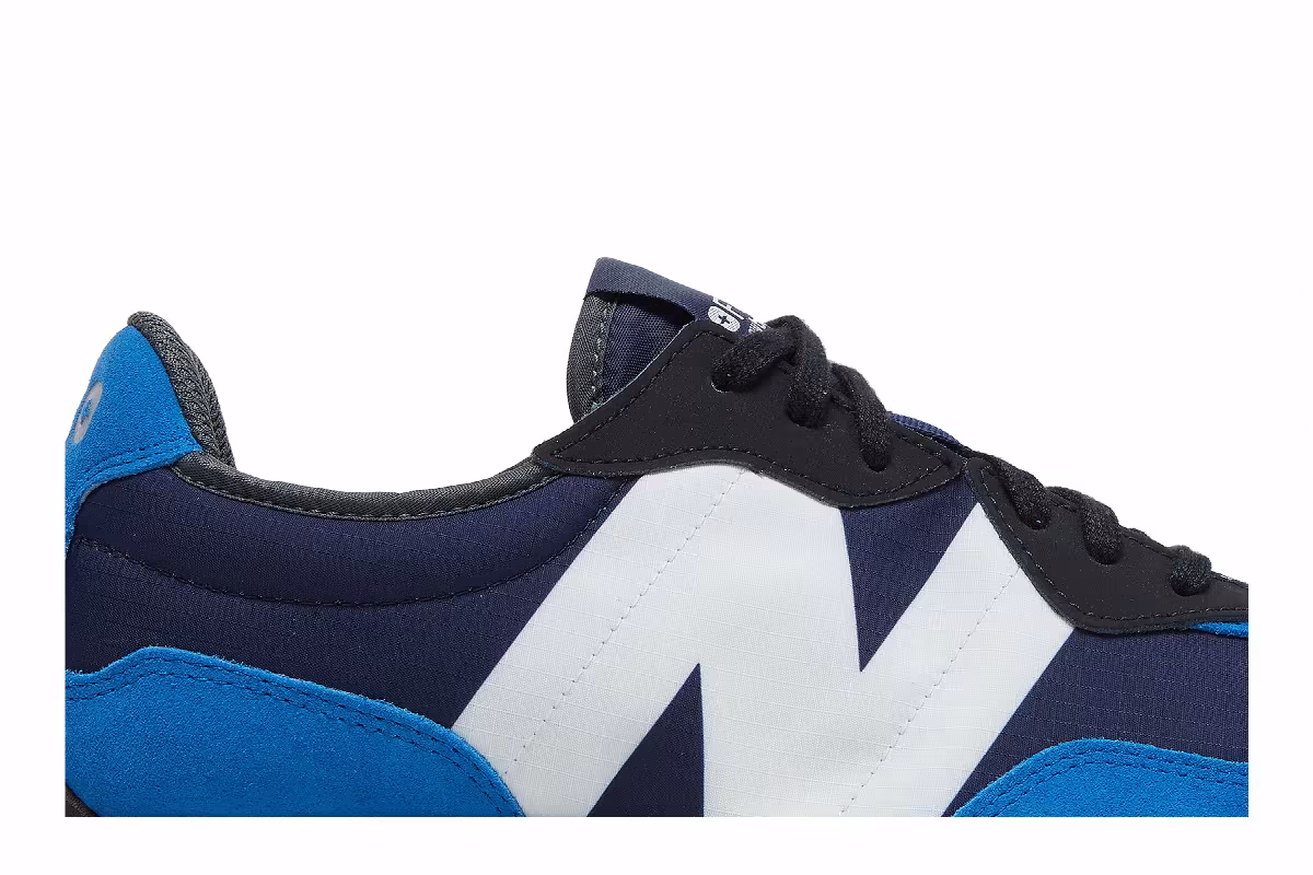FIGS x New Balance 327 Navy, view 3
