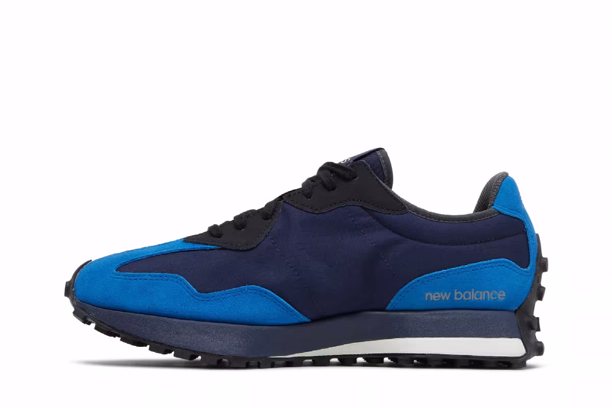 FIGS x New Balance 327 Navy, view 4