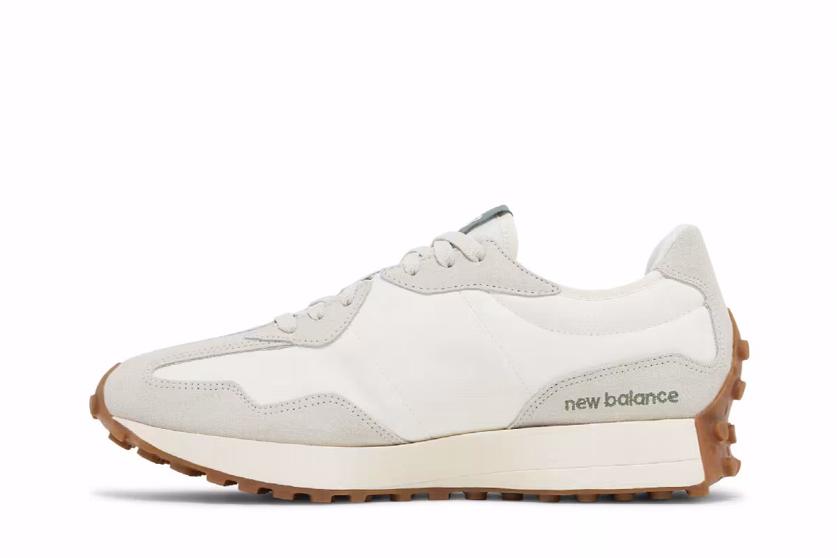 New Balance 327 Moonbeam Forest Green, view 4