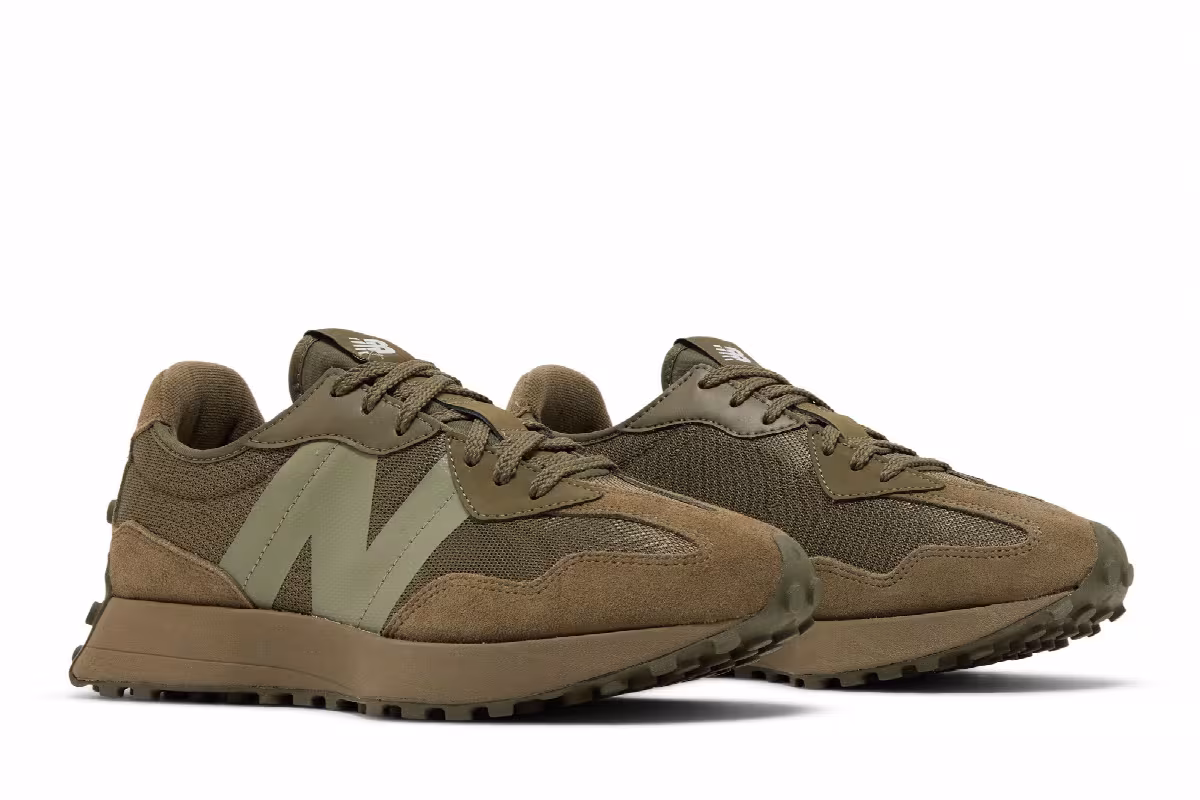 New Balance 327 Dark Camo, view 9