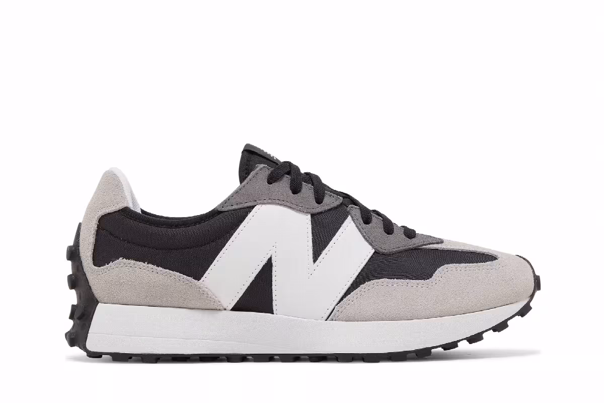 New Balance 327 Black White, view 2