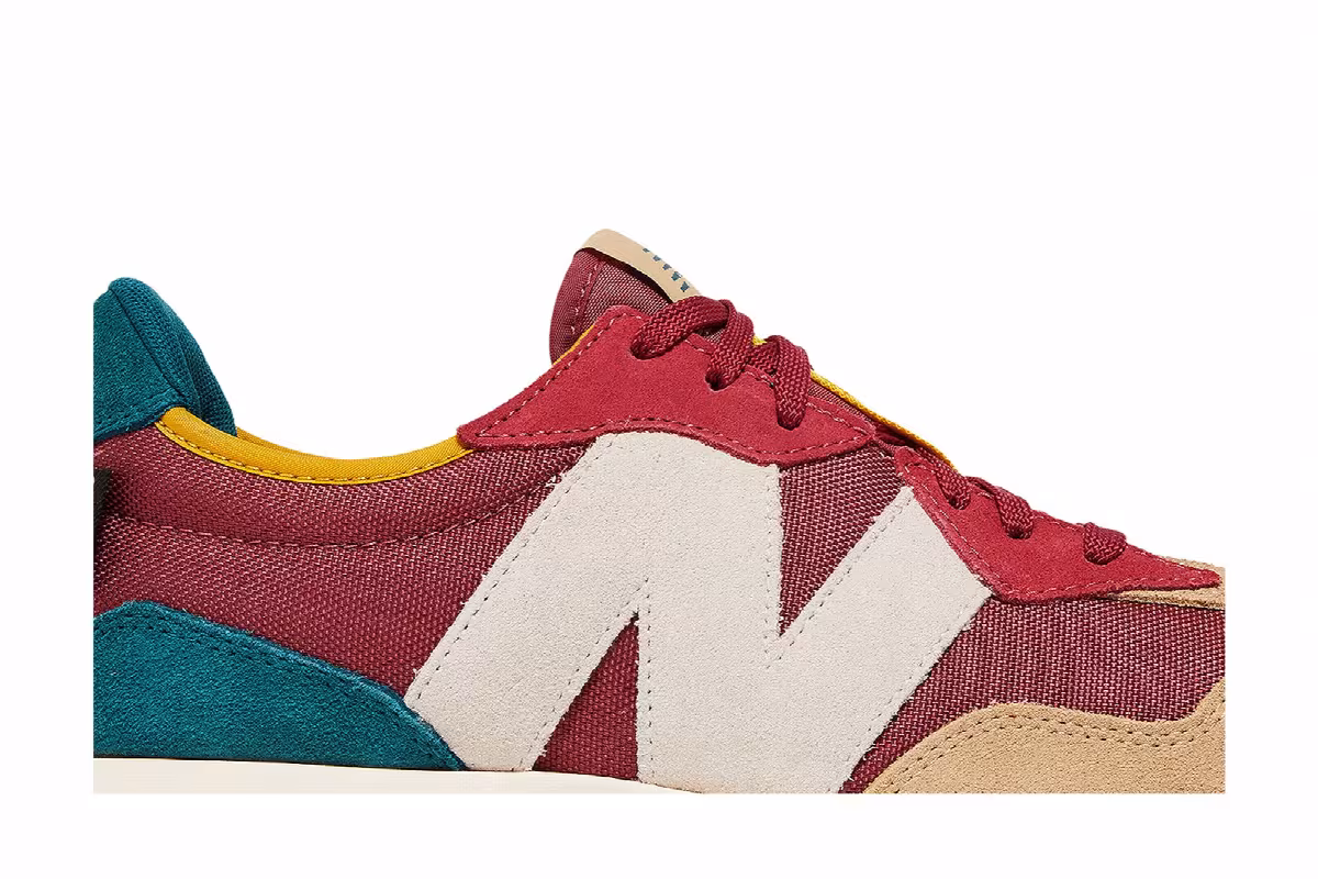 New Balance 327 Bordeaux Teal, view 3